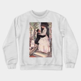 Jessie Willcox Smith - Little Women - Laurie and Jo Crewneck Sweatshirt